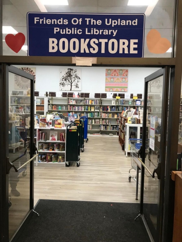 Logo of Friends of the Upland Public Library bookstore